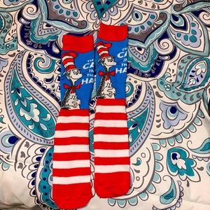 Dr suess socks cat in the hat men or women